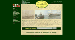 Desktop Screenshot of boothbayharborshipyard.com